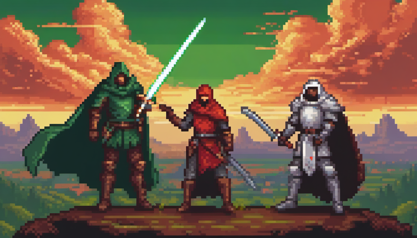 DeckBound hero selection screen