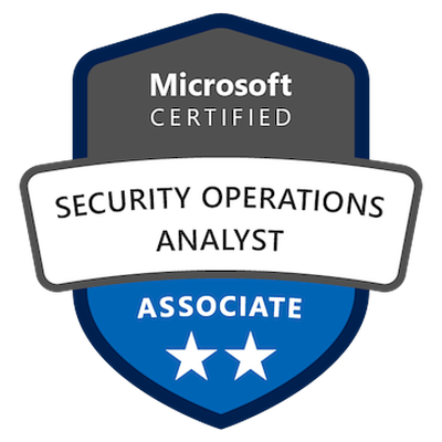 Microsoft Certified Security Operations Analyst Associate (SC-200) badge