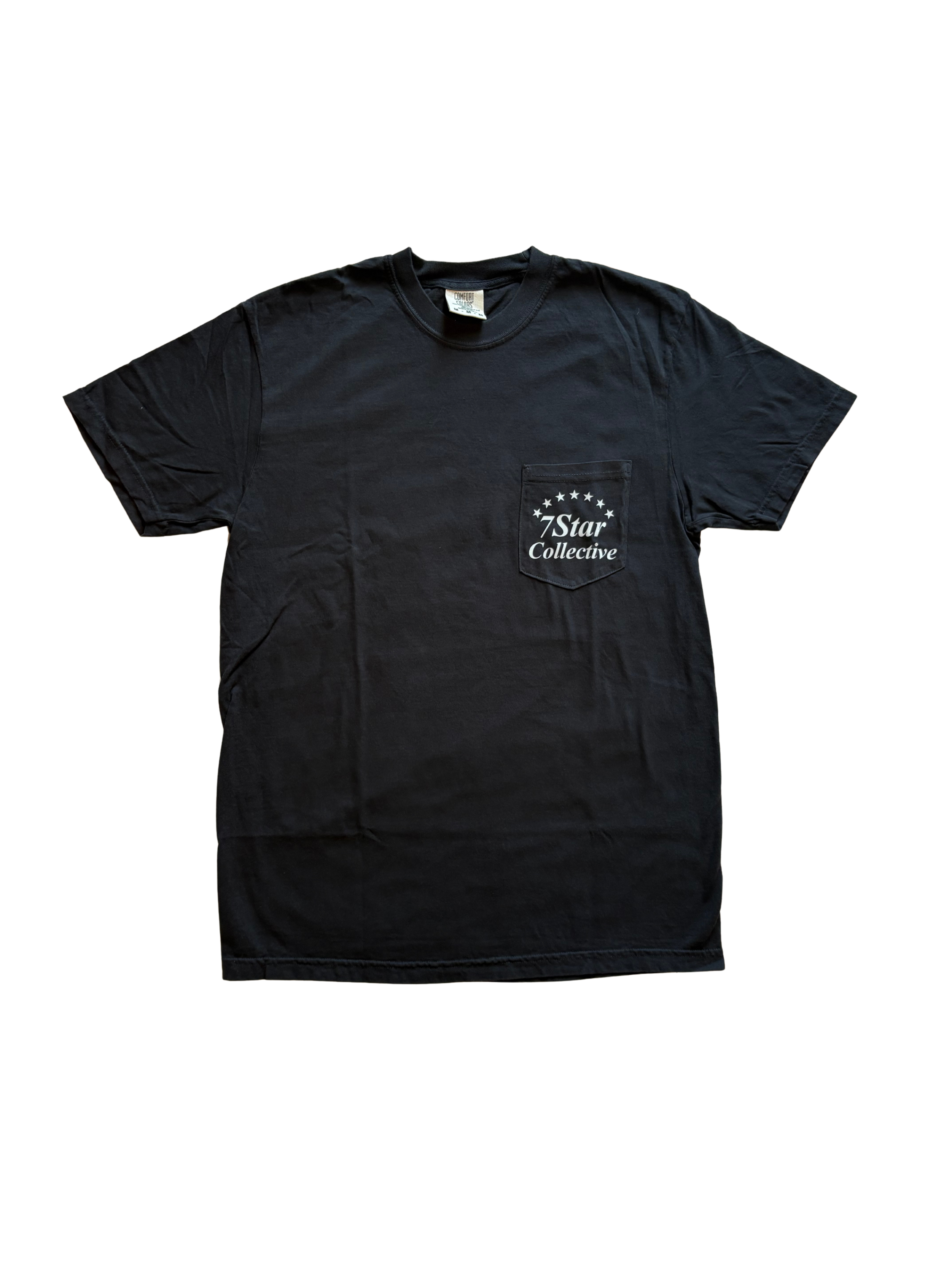 Seven Star Collective classic black T-shirt